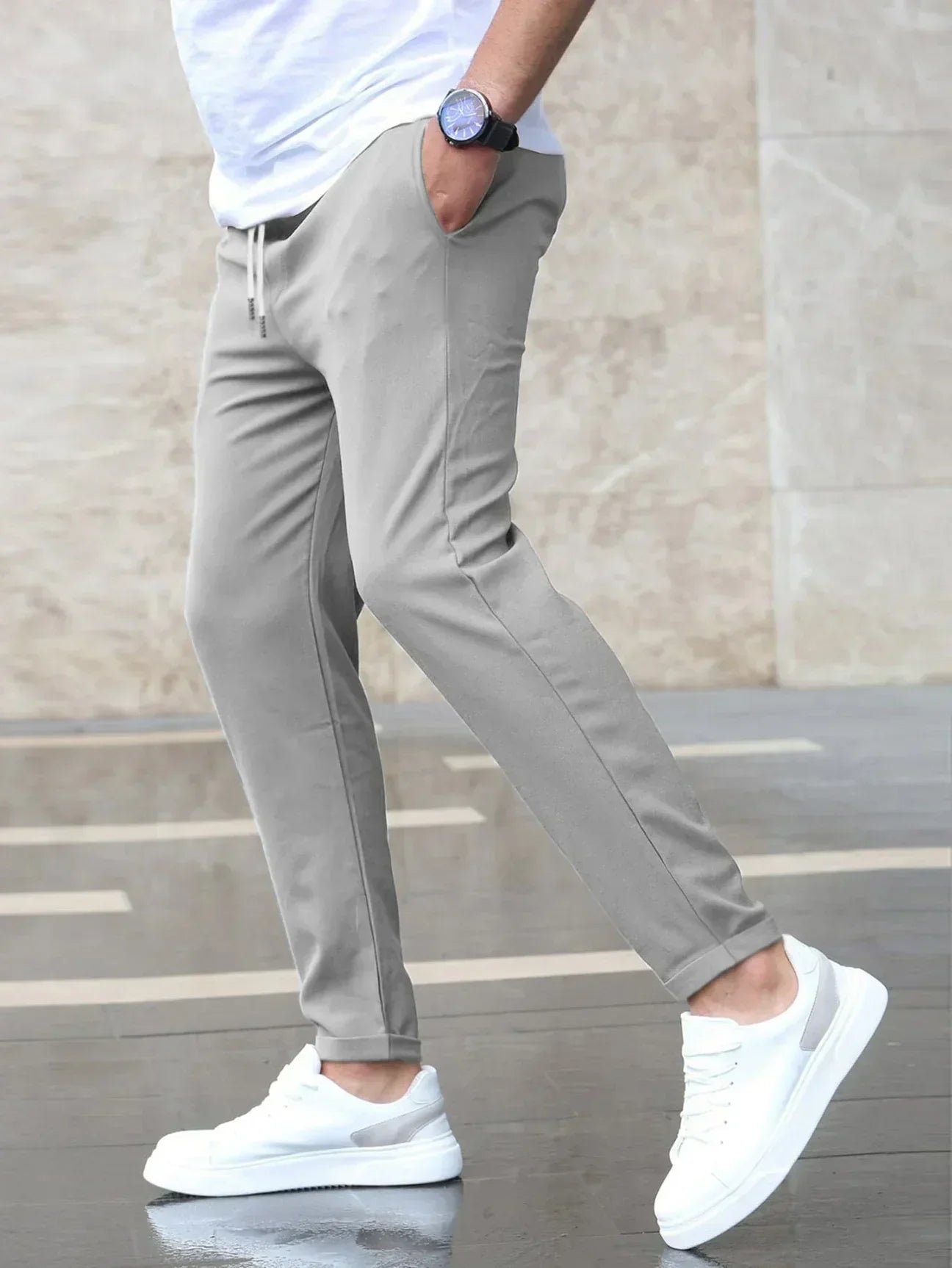 Premium Herenbroek – Luxe Comfort & Moderne Pasvorm voor Elke Gelegenheid