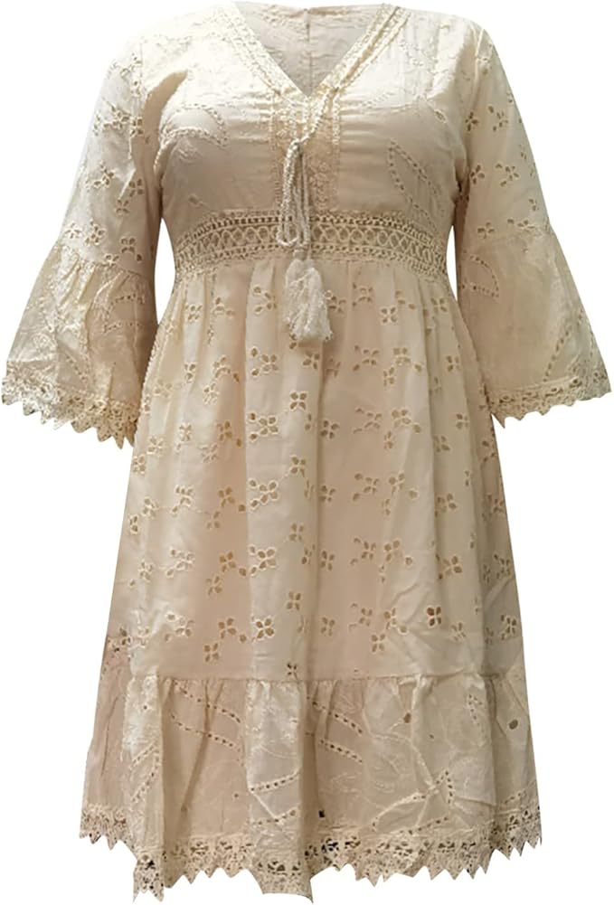 Boho Mini Jurk – Licht & Speels voor Zomerse Dagen