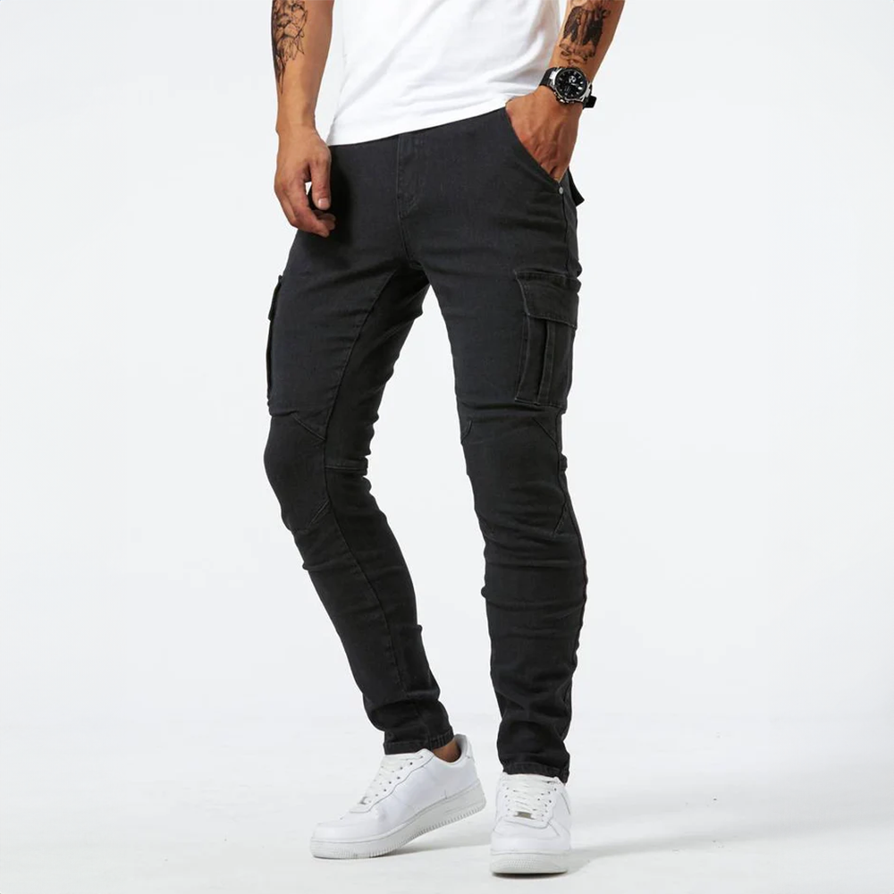 Stoere Cargo Jeans met Stretch voor Heren