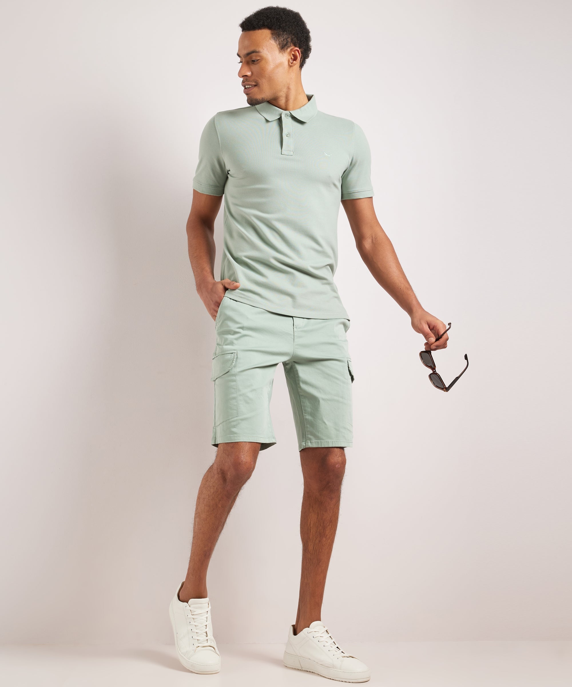 Hugo Heren Cargo Shorts - comfortabele korte broek met praktische zakken, ideaal voor casual en outdoor activiteiten. - 6