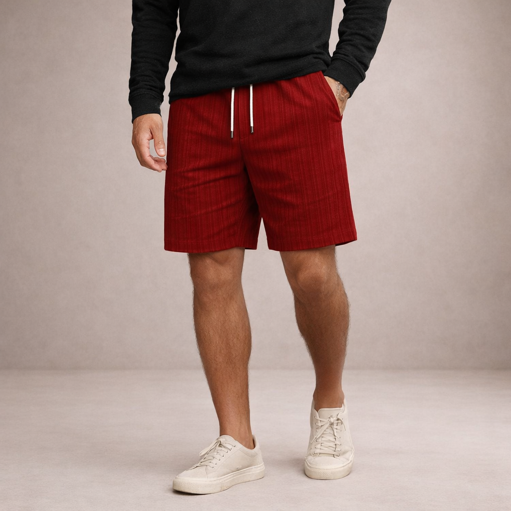 korte broek voor heren van linnen, ademend en regular fit, ideaal voor warme dagen. - 13