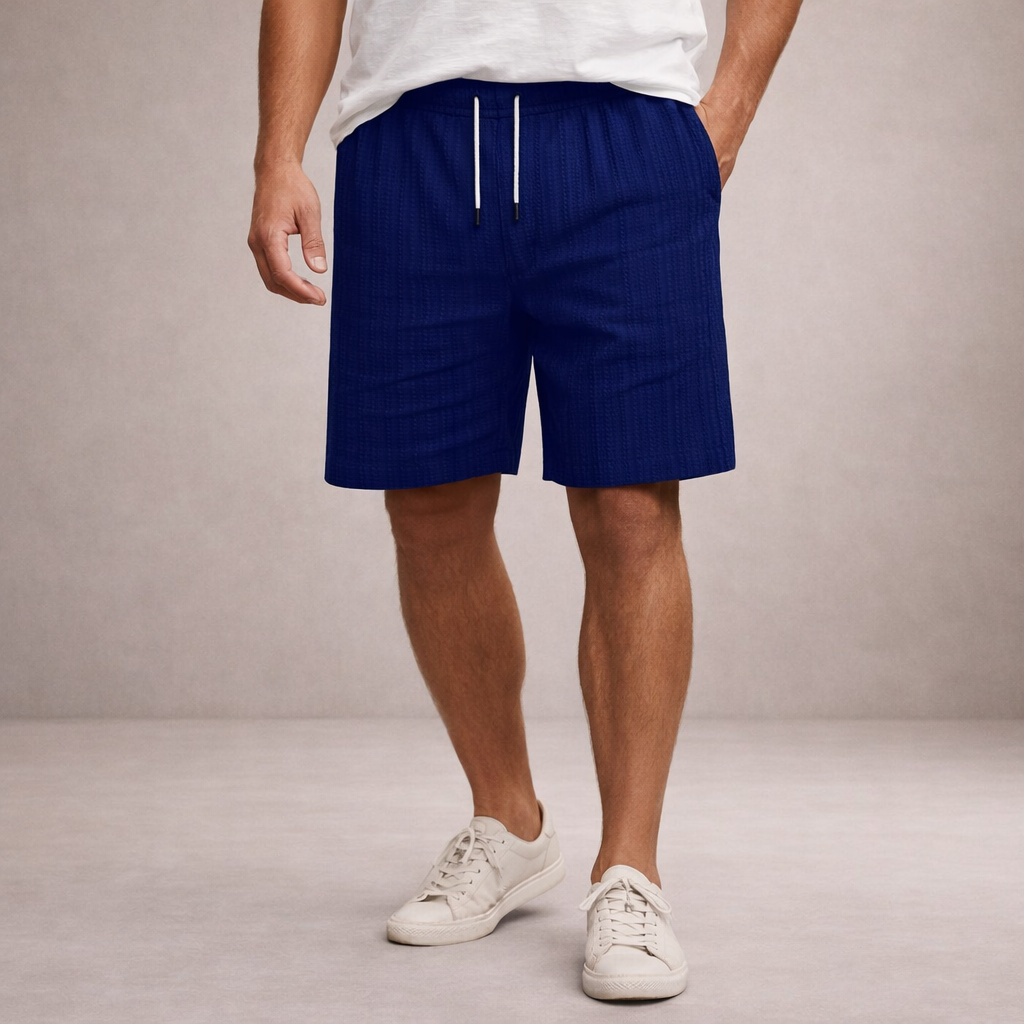 korte broek voor heren van linnen, ademend en regular fit, ideaal voor warme dagen. - 8
