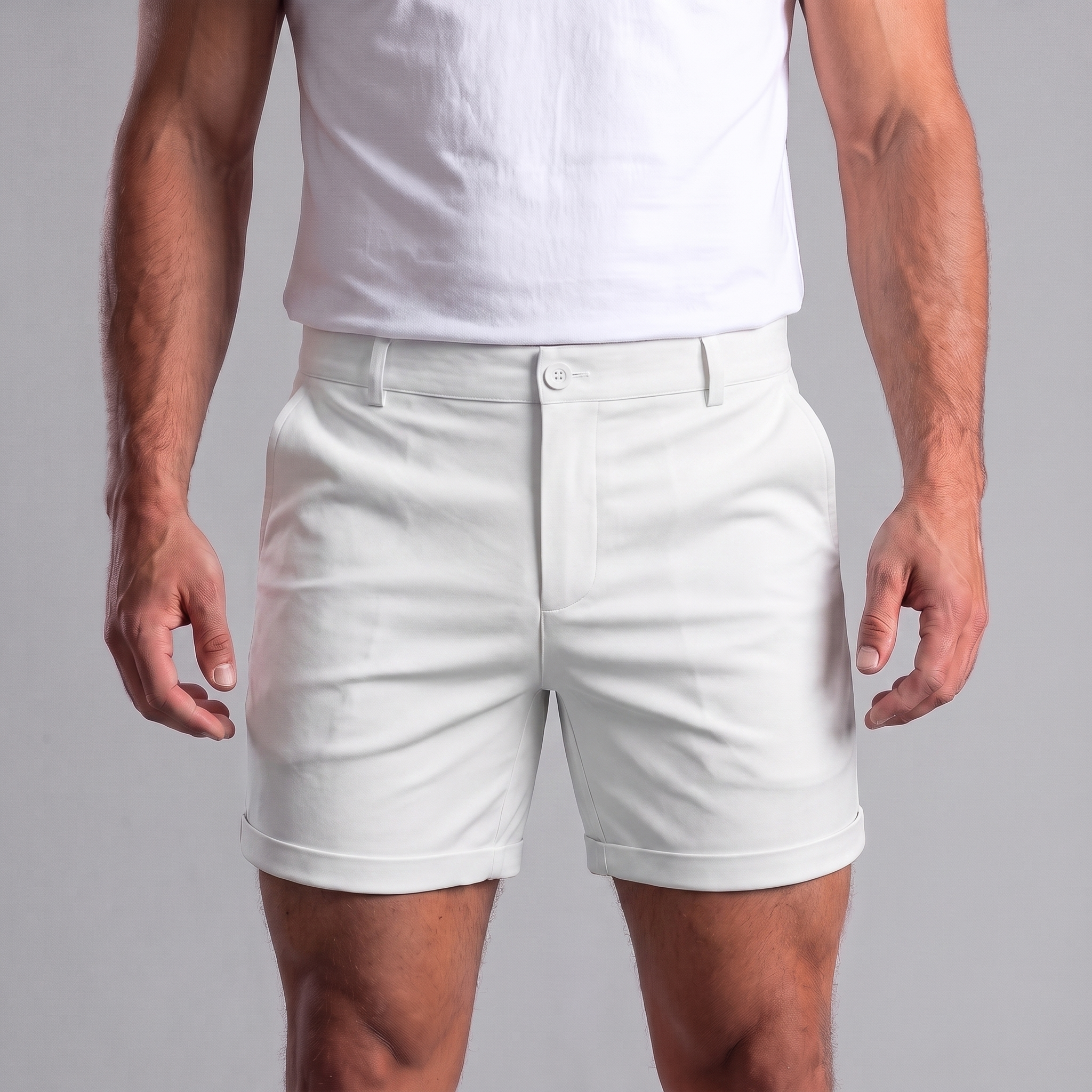 Milo Korte Broek in tailored fit, featuring structured fabric, perfect for a smart-casual look. - 10