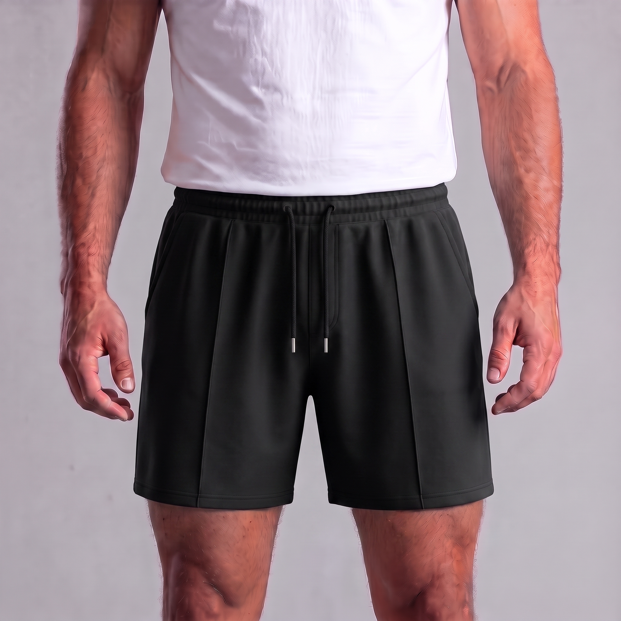 Miro Heren Sweatshorts in zacht materiaal met een relaxed fit en trekkoord, ideaal voor comfort en stijl. - 8