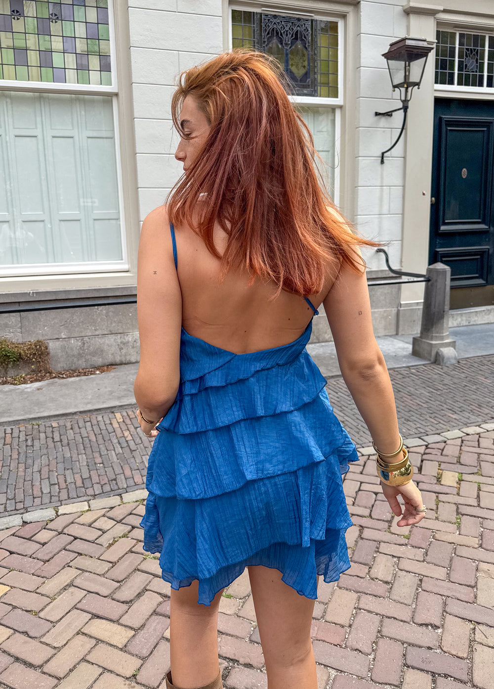 Mira Mini Jurk voor Dames met Ruches, Perfect voor Casual Zomergelegenheden - 5