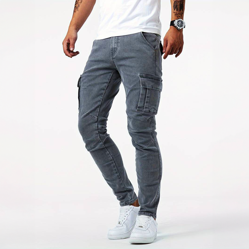Stoere Cargo Jeans met Stretch voor Heren
