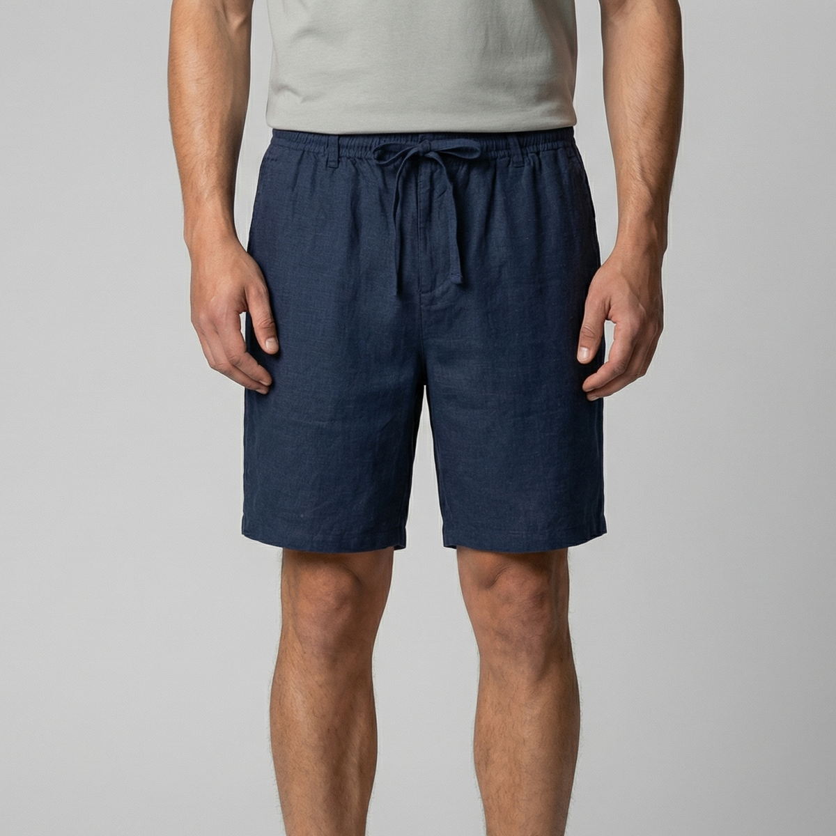 heren korte broek in ademend materiaal, relaxed fit, casual zomershort voor comfortabele stijl in warm weer - 6