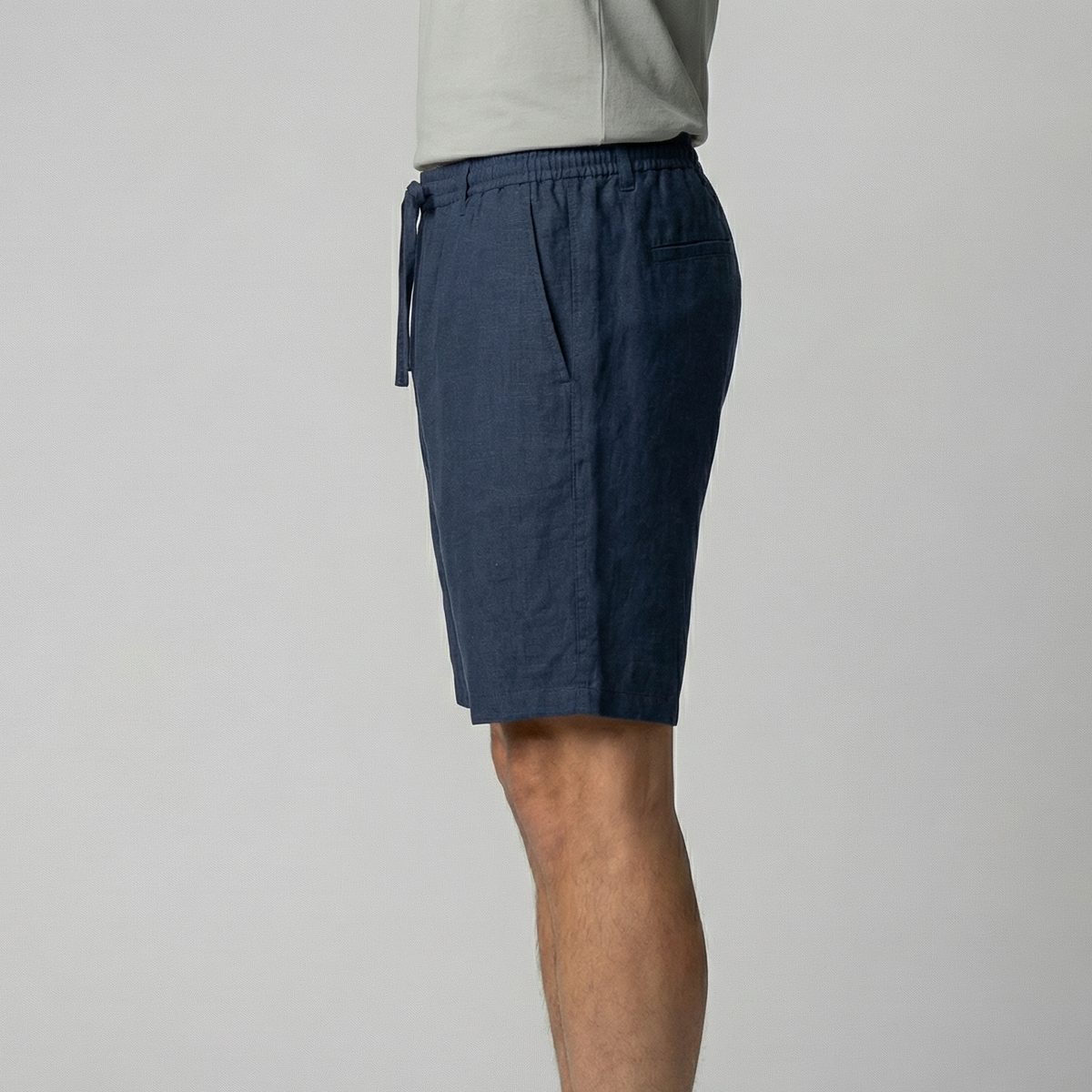heren korte broek in ademend materiaal, relaxed fit, casual zomershort voor comfortabele stijl in warm weer - 8