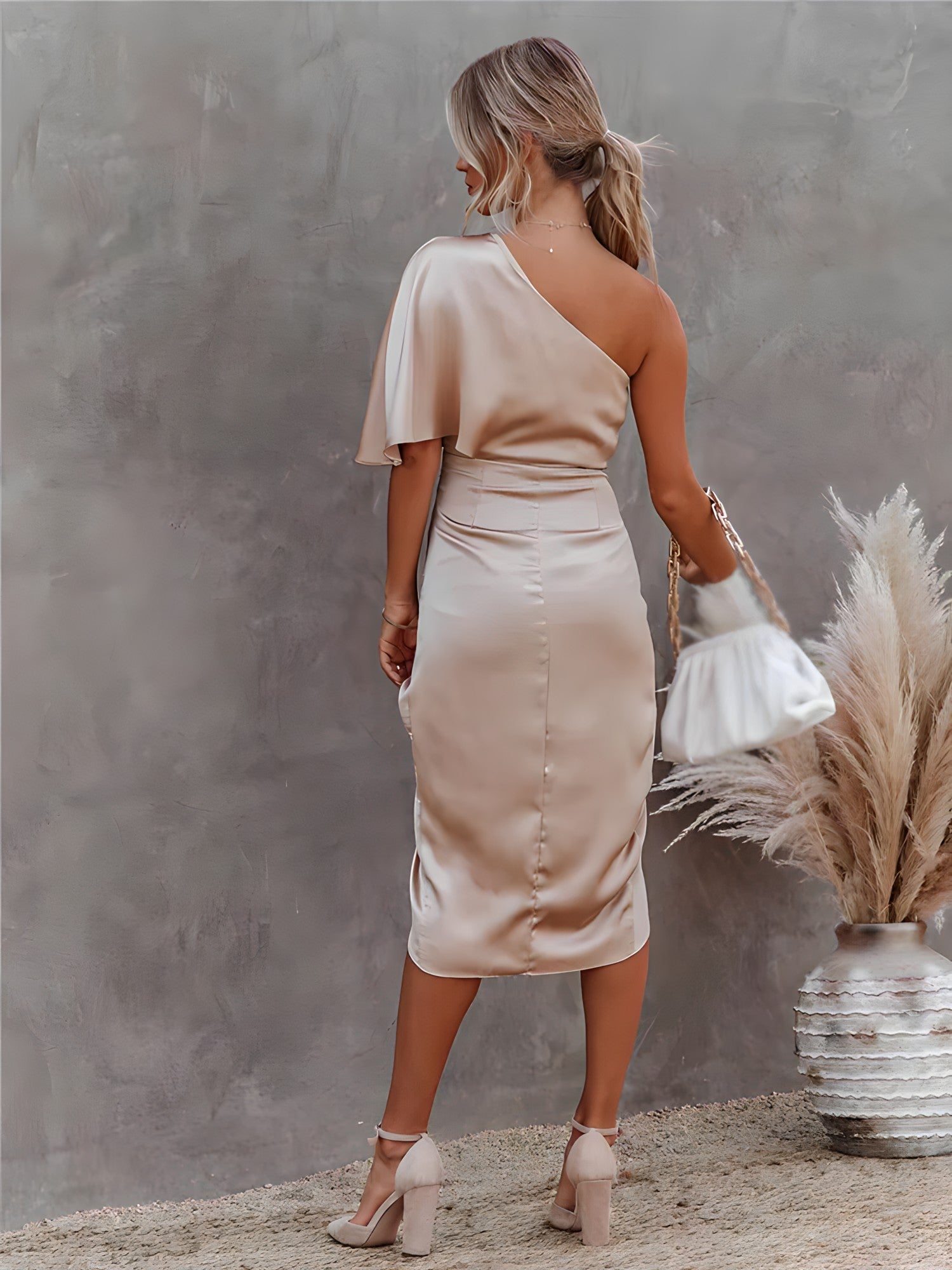 One-Shoulder Partyjurk – Opvallend & Elegant