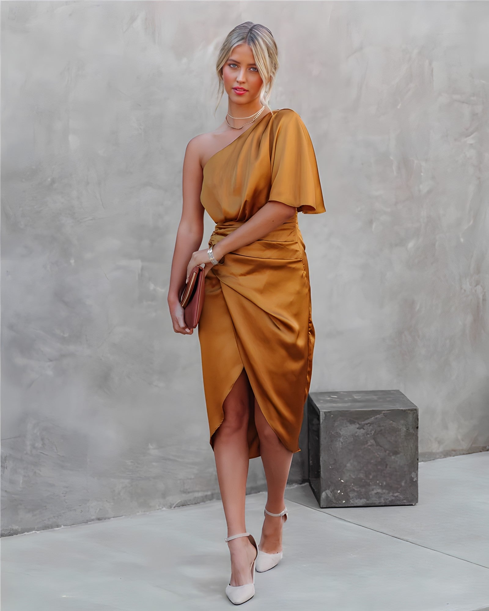 One-Shoulder Partyjurk – Opvallend & Elegant