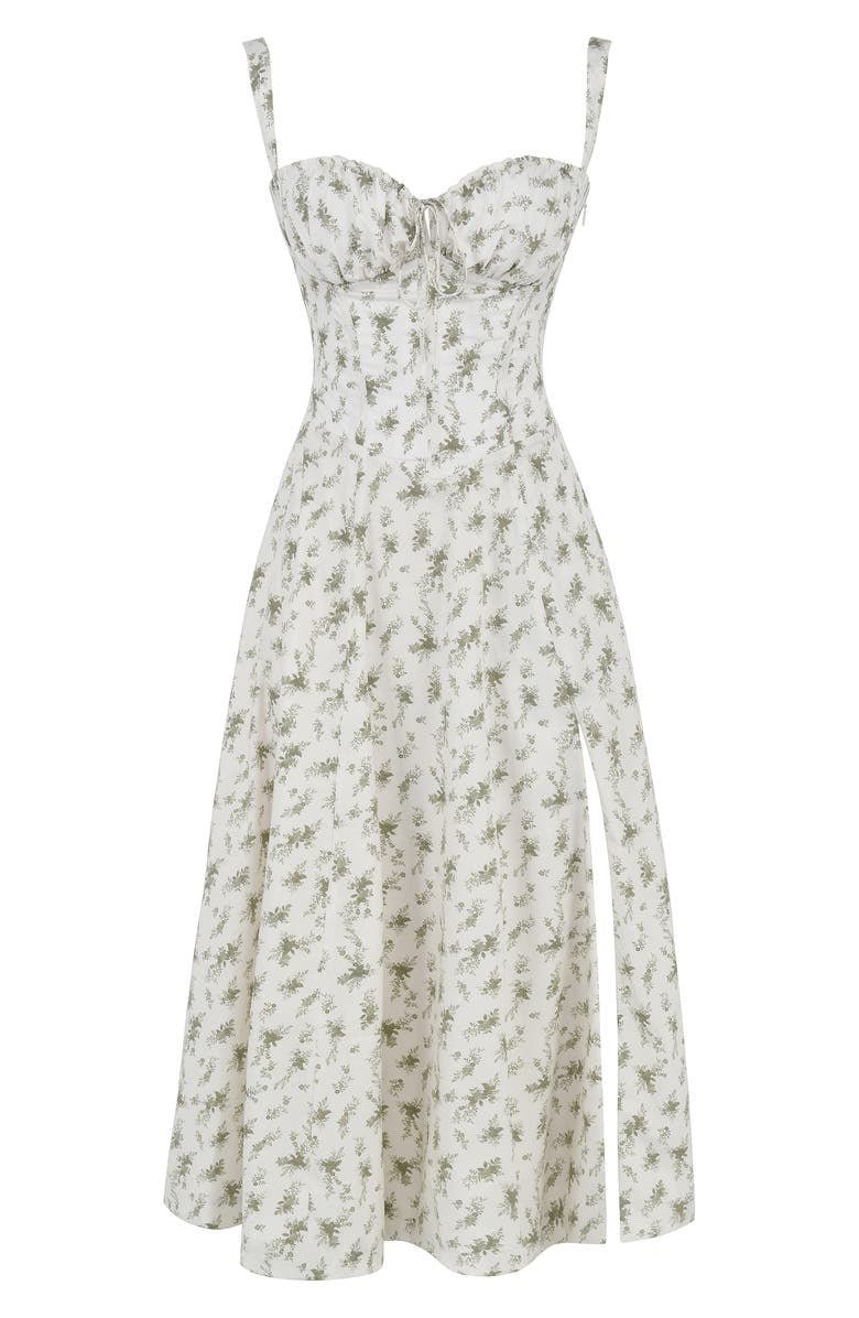 Elara – Midi jurk met korset – elegante pasvorm voor feestelijke looks