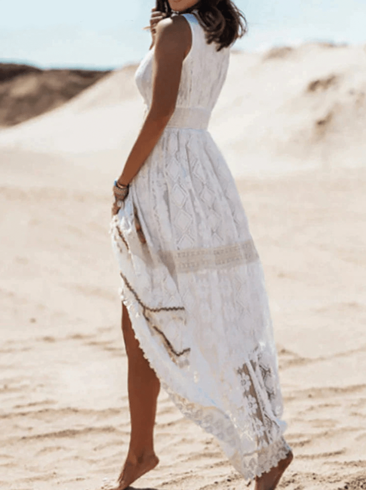 Boho Kantjurk – Luchtige Zomerjurk met Boho-Stijl en Elegante Kantdetails