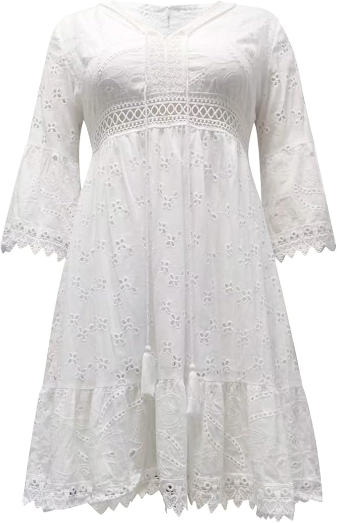 Boho Mini Jurk – Licht & Speels voor Zomerse Dagen