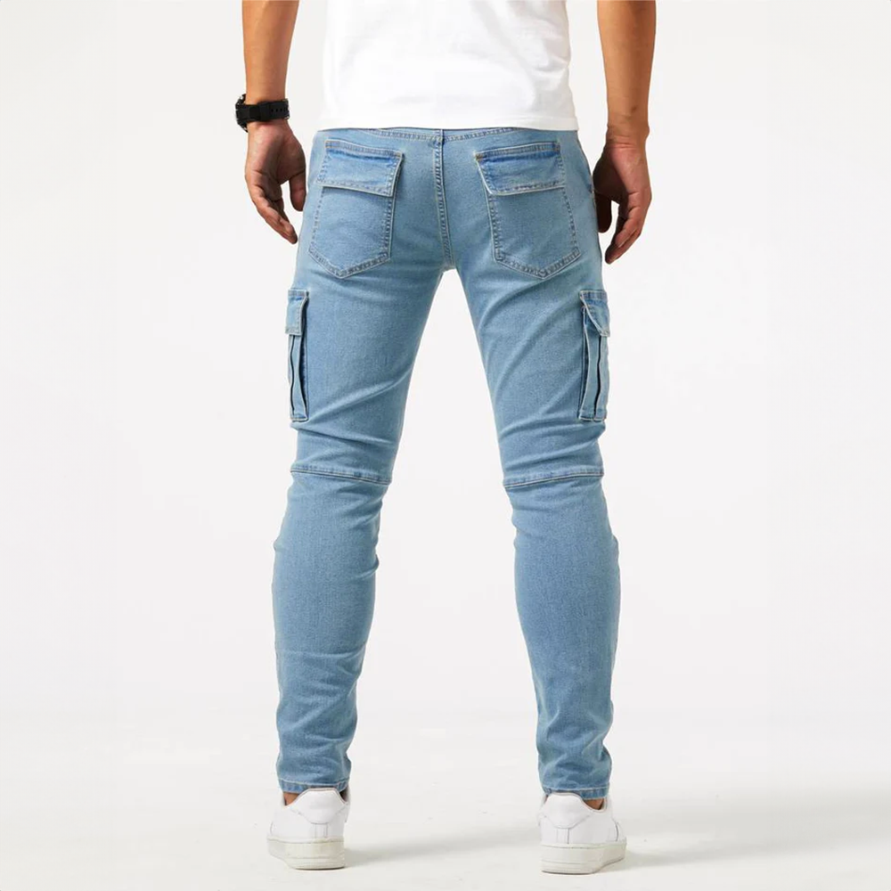 Stoere Cargo Jeans met Stretch voor Heren