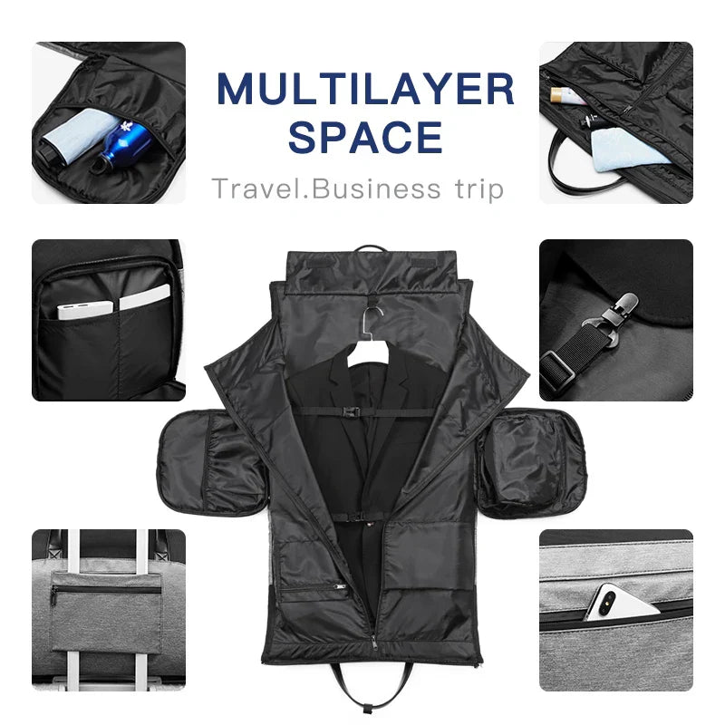 Multifunctionele Reistas | 3‑in‑1 Schoudertas, Handtas & Rugzak