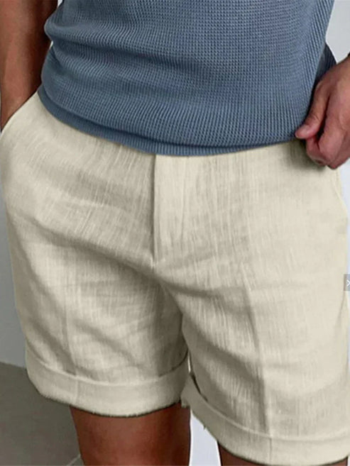 Kairo heren korte broek in comfortabele casual zomerstijl, perfect voor warme dagen en ontspannen buitenactiviteiten. - 3