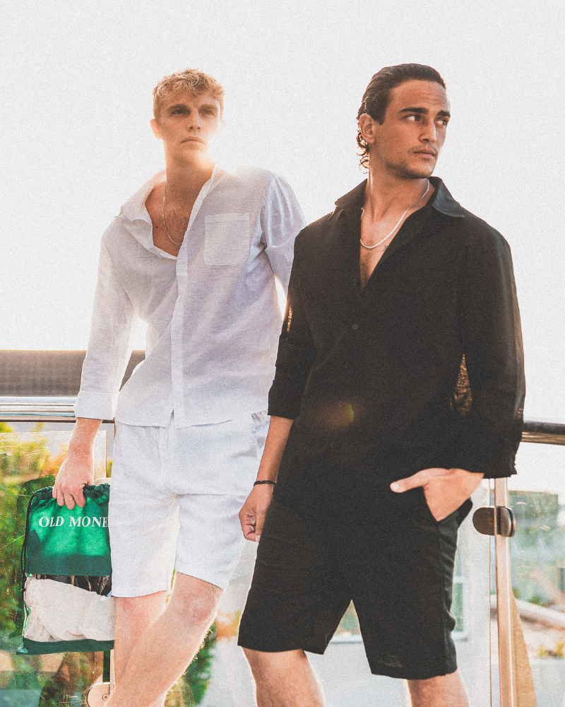 Linnen Shorts in a 100% linen fabric featuring a straight fit, perfect for summer styling and comfort. - 5