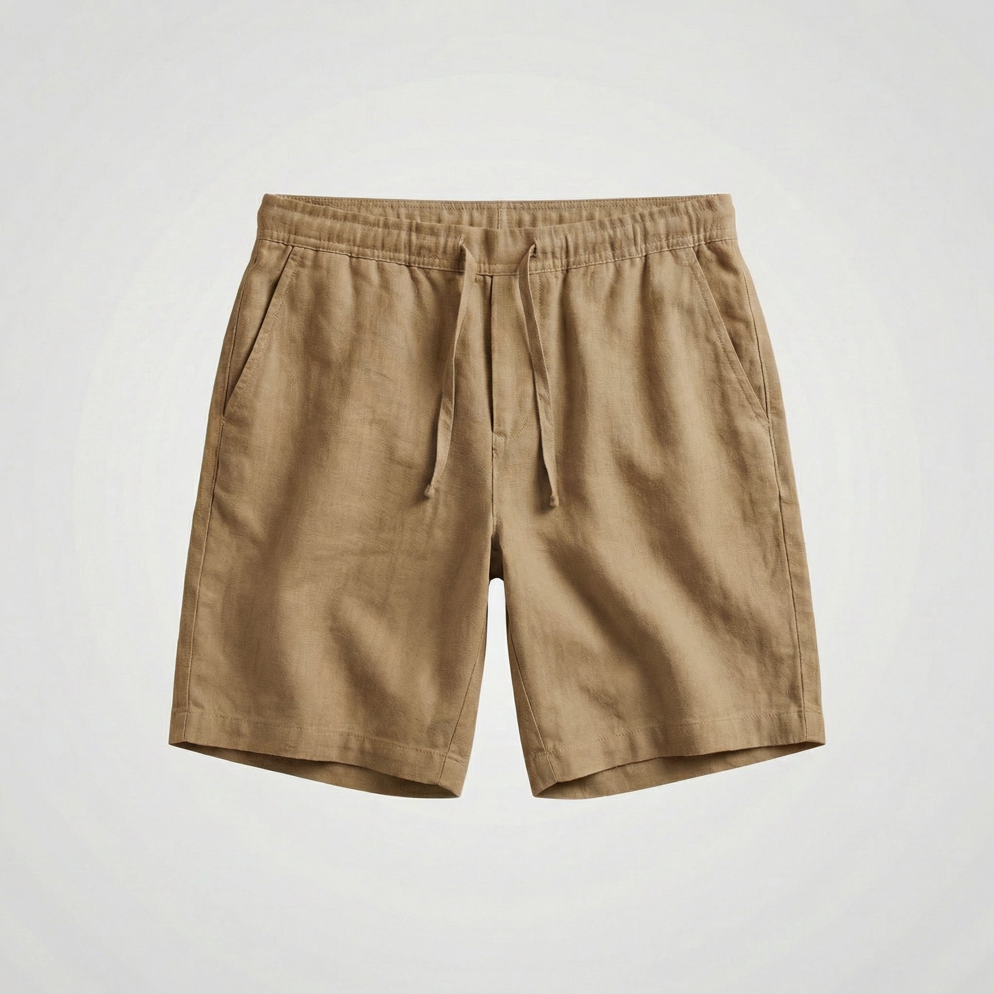 Lior Linnen Shorts made of 100% breathable linen for casual summer comfort, featuring a stylish design perfect for warm weather outings. - 5