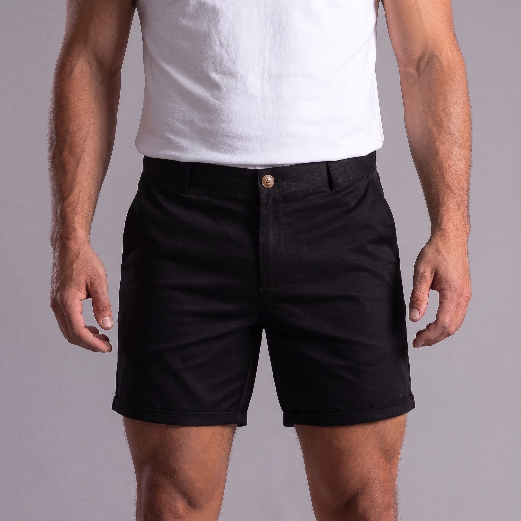 Milo Korte Broek in tailored fit, featuring structured fabric, perfect for a smart-casual look. - 7