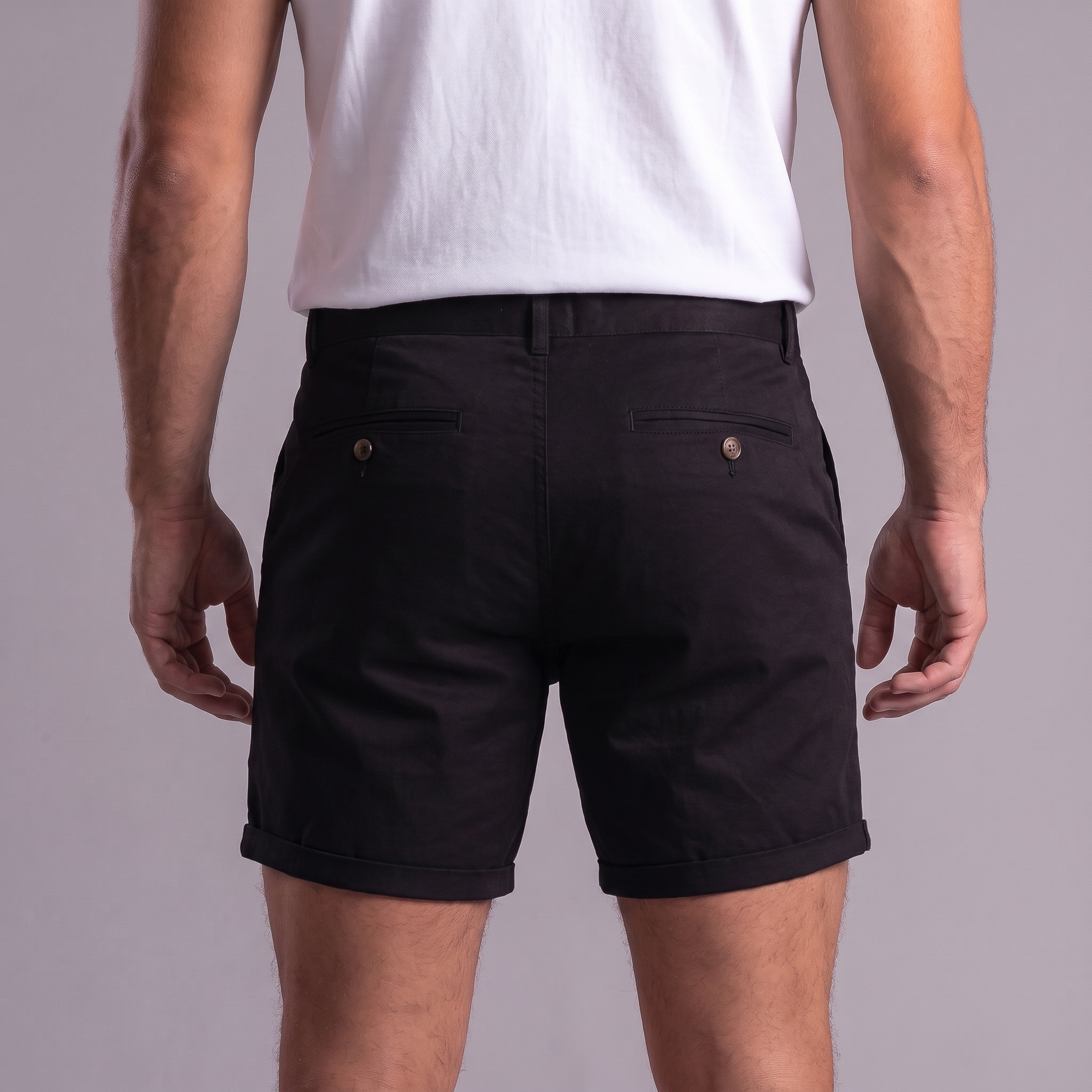Milo Korte Broek in tailored fit, featuring structured fabric, perfect for a smart-casual look. - 9