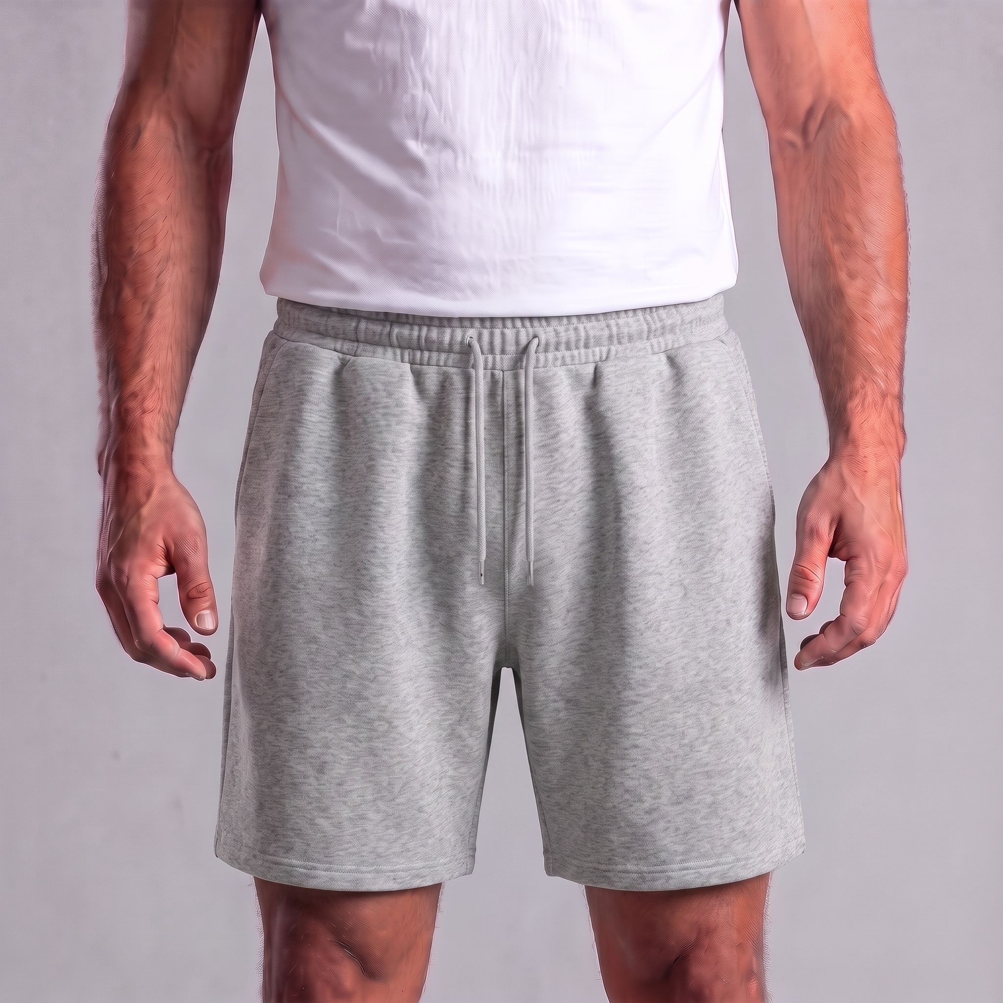 Miro Heren Sweatshorts in zacht materiaal met een relaxed fit en trekkoord, ideaal voor comfort en stijl. - 1