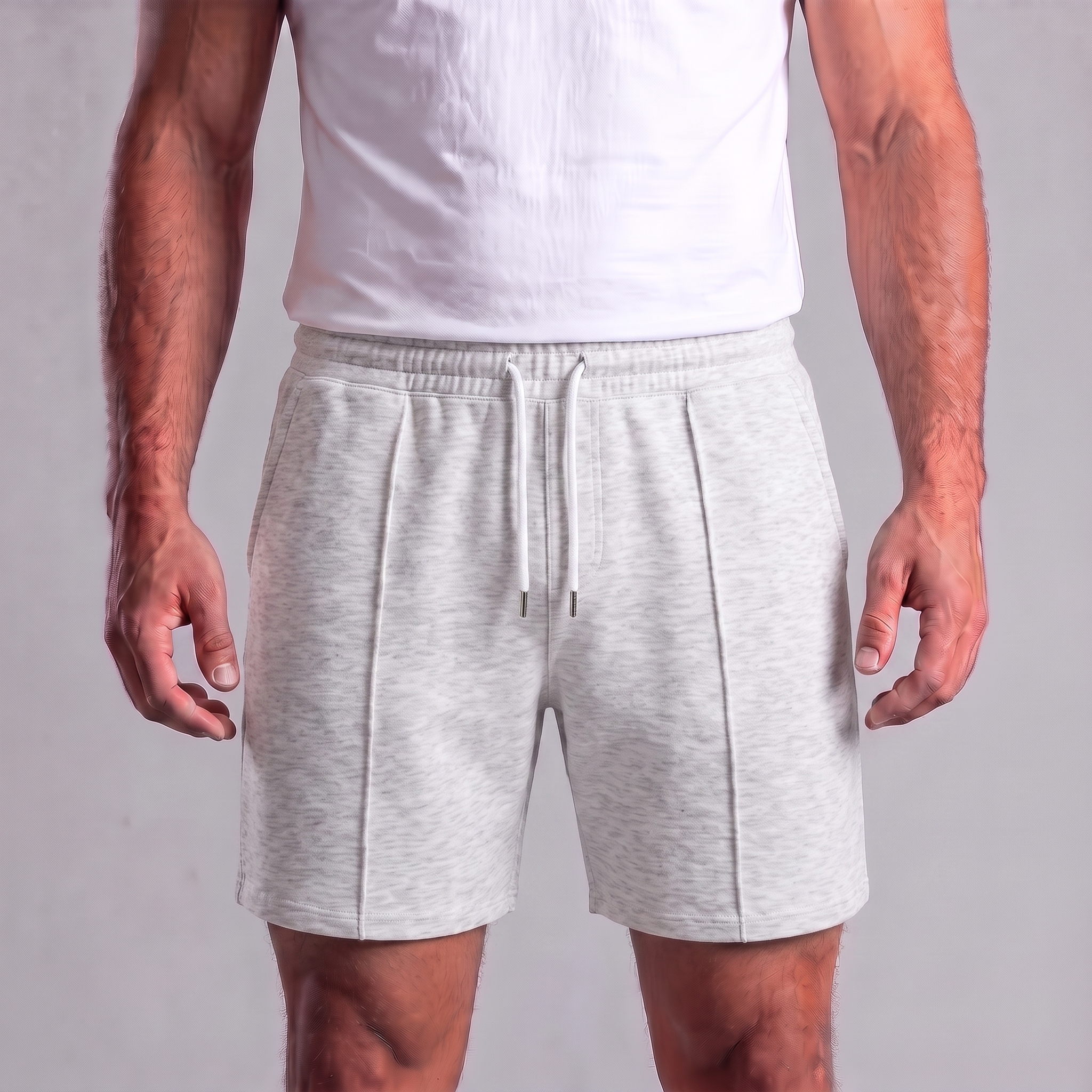 Miro Heren Sweatshorts in zacht materiaal met een relaxed fit en trekkoord, ideaal voor comfort en stijl. - 3