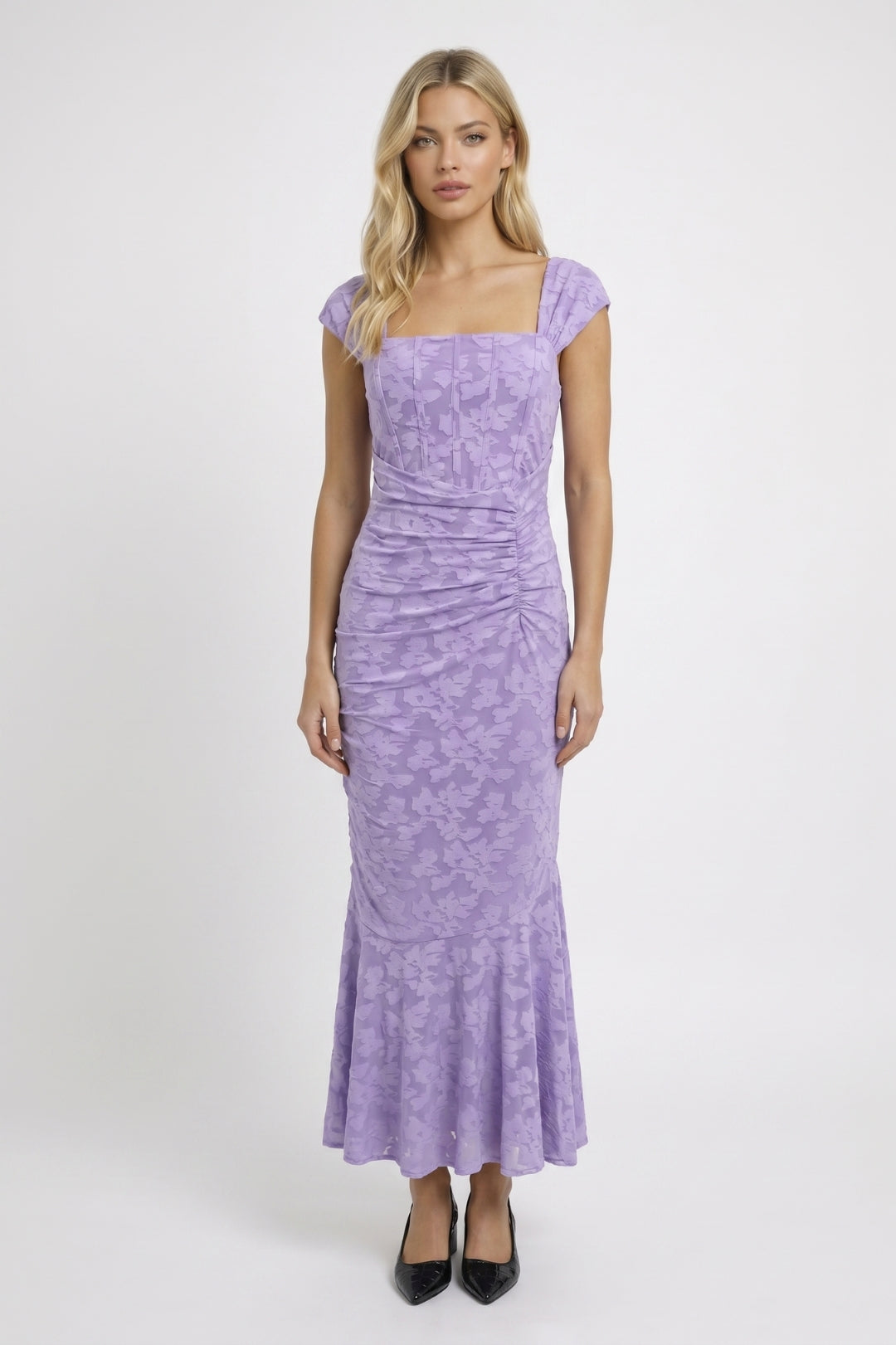 Maxi Jurk in elegant design, mouwloos met asymmetrische zoom, perfect voor formele gelegenheden en speciale evenementen. - 1