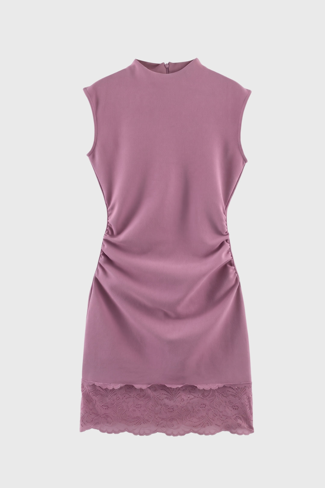 Mini Jurk voor dames, getailleerd ontwerp, mouwloos met elegante kanten zoom, perfect voor speciale gelegenheden en zomereven - 1