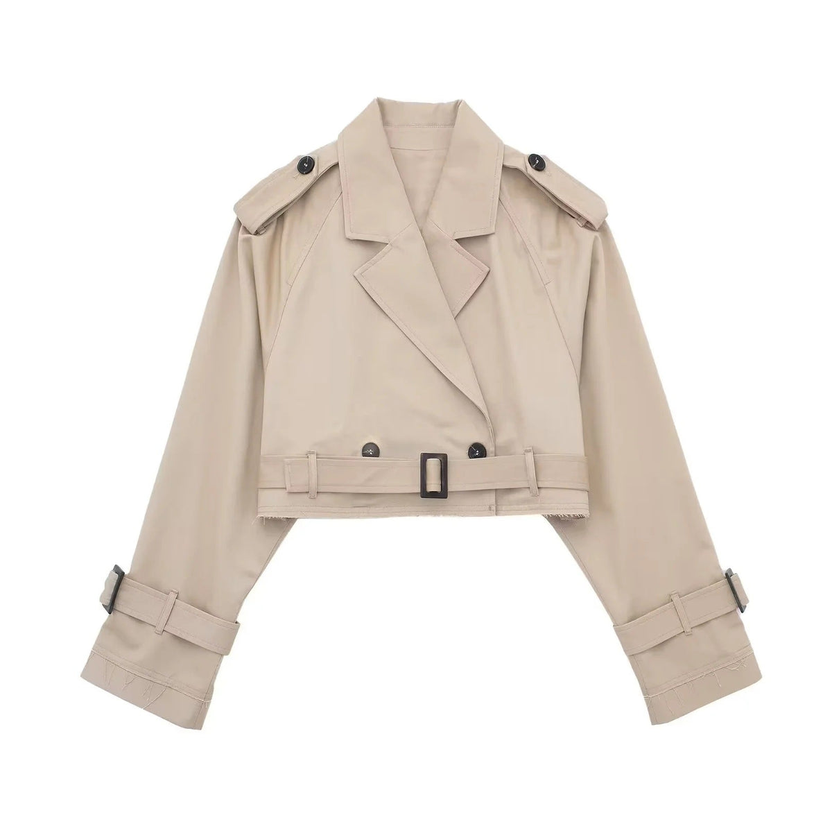 oversized trenchcoat voor dames met reverskraag in een stijlvolle design, perfect voor elke gelegenheid. - 1