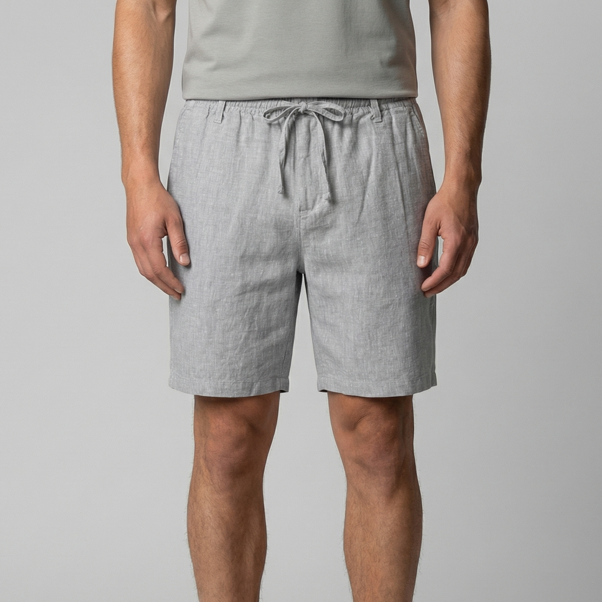heren korte broek in ademend materiaal, relaxed fit, casual zomershort voor comfortabele stijl in warm weer - 10
