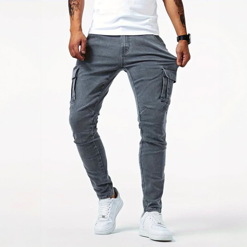 Stoere Cargo Jeans met Stretch voor Heren