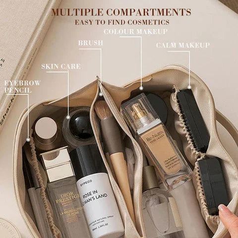 Luxebag Elegante Toilettas – Waterafstotende Make-uptas met Slimme Indeling – Compact & Stijlvol