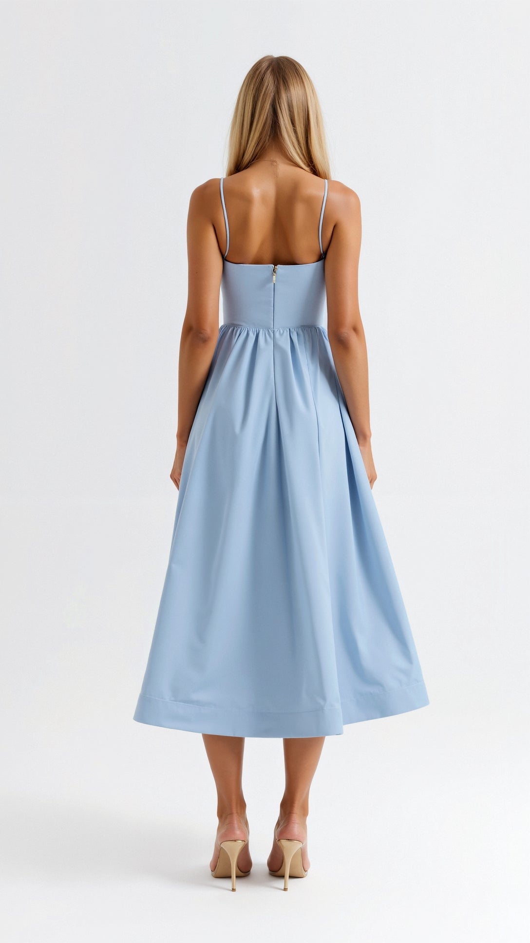 Midi Jurk – Elegante & Luchtige Zomerjurk voor Vrouwen met Vloeiende Pasvorm