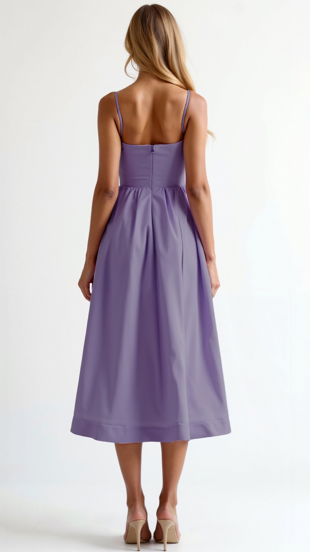 Midi Jurk – Elegante & Luchtige Zomerjurk voor Vrouwen met Vloeiende Pasvorm